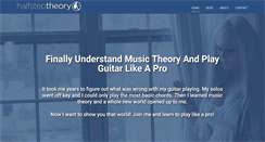 Desktop Screenshot of halfsteptheory.com